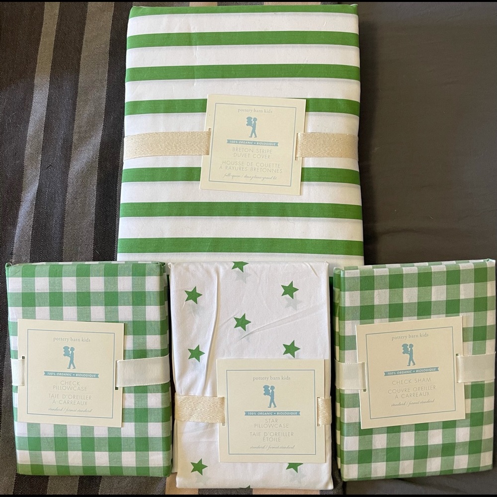 Pottery Barn kids duvet & shams